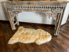 Brown Tip New Zealand Sheepskin 2' x 3' by Hudson Hides