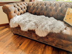Grey New Zealand Sheepskin 2' x 3' by Hudson Hides