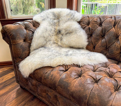 Grey Mist New Zealand Sheepskin 2' x 3' by Hudson Hides