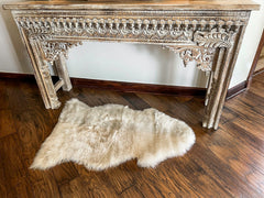 Linen New Zealand Sheepskin 2' x 3' by Hudson Hides