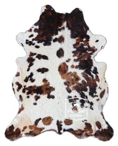 Tricolor Cowhide Rug