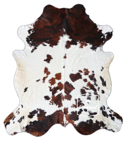 Tricolor Cowhide Rug