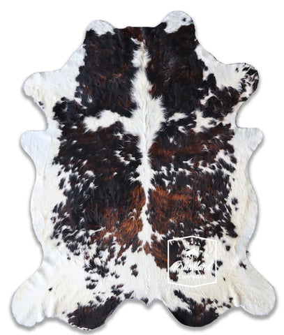 Exotic Tricolor Cowhide Rug