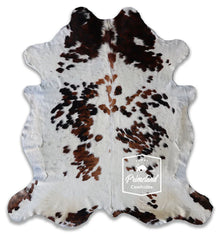 Exotic Tricolor Cowhide Rug