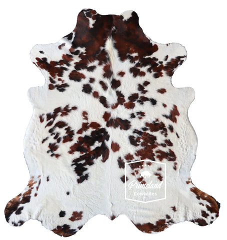 Tricolor Cowhide Rug