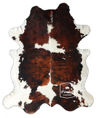 Tricolor Cowhide Rug