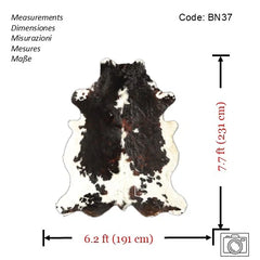 Tricolor Cowhide Rug