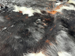 Tricolor Cowhide Rug