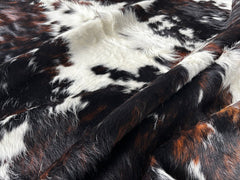 Tricolor Cowhide Rug