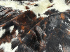 Tricolor Cowhide Rug