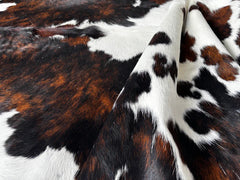 Tricolor Cowhide Rug