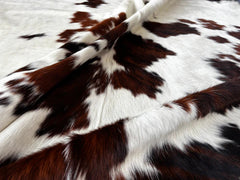 Tricolor Cowhide Rug