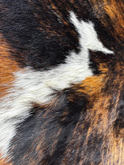 Tricolor Cowhide Rug