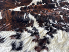 Exotic Tricolor Cowhide Rug