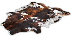 Tricolor Cowhide Rug | Hair on Cowhide Rug Tricolor | Luxury Cowhide Rug | Prime Tricolor Cowhide Rug